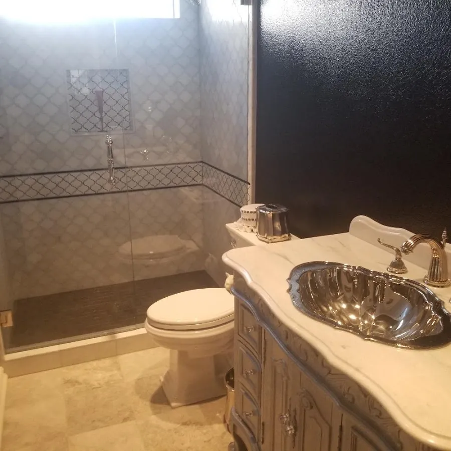 Professional plumbing work and bathroom remodeling in Rose
